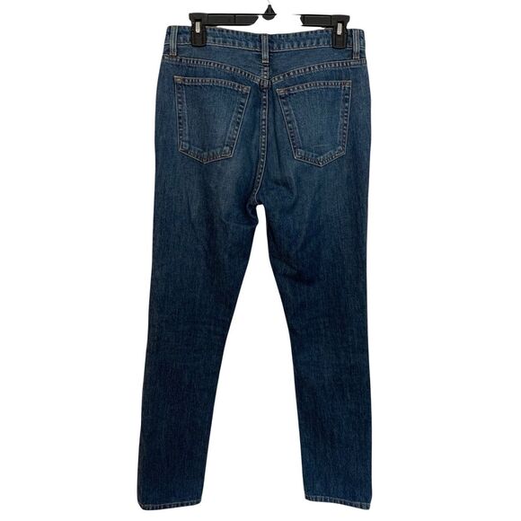 Reformation Winona Slim High Rise Button Fly Jeans in Baltic Wash Blue Size 27 - Picture 2 of 12